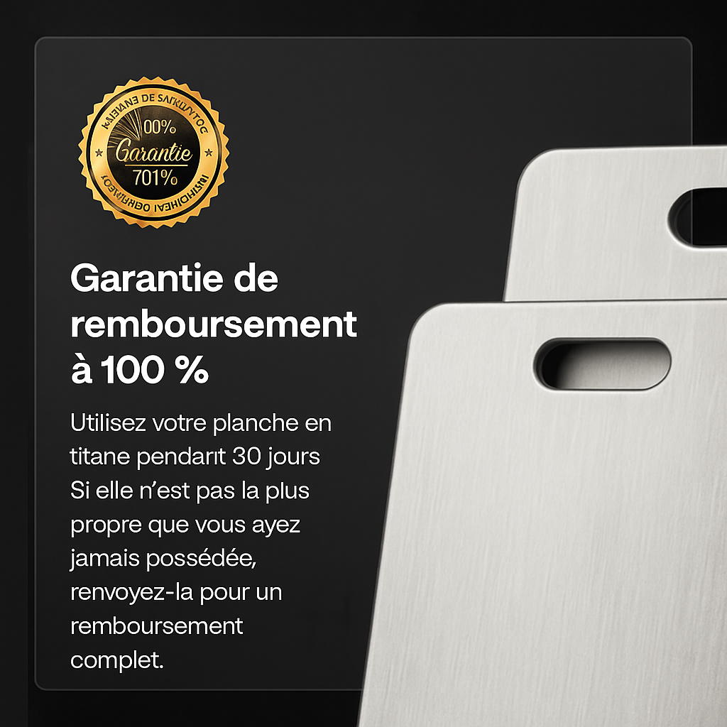 Planche à découper Omara 100% Titane